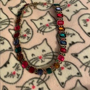 Multi colored vintage looking necklace